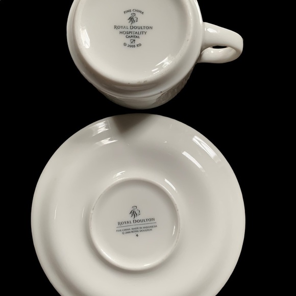 Royal Doulton Hospitality Capital Miniature Mug & Saucer - Picture 3 of 3